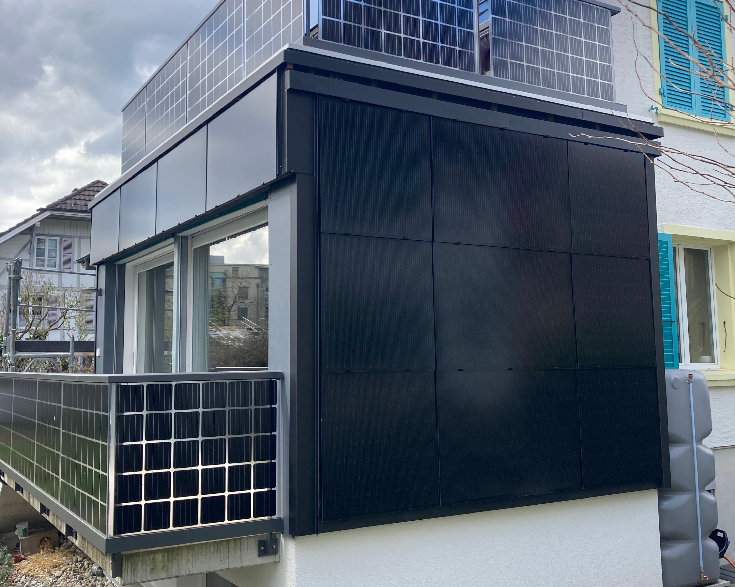photovoltaik fassade integriert ostermundigen